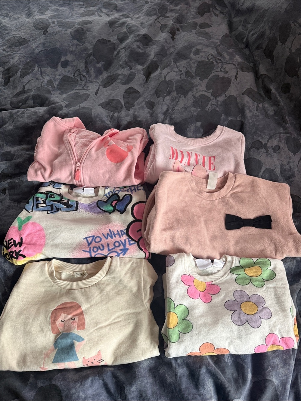 Zara, H&M , sfera hoodie bundle size 2-3